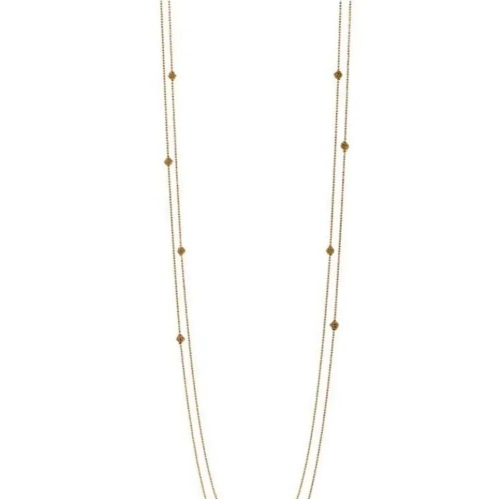 Sara Blaine/eSBe Sparkle Necklace - Gold - New